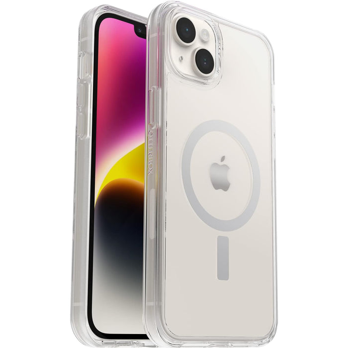 OtterBox SYMMETRY Series+ CLEAR Antimicrobial Case with MagSafe for iPhone 15 Series